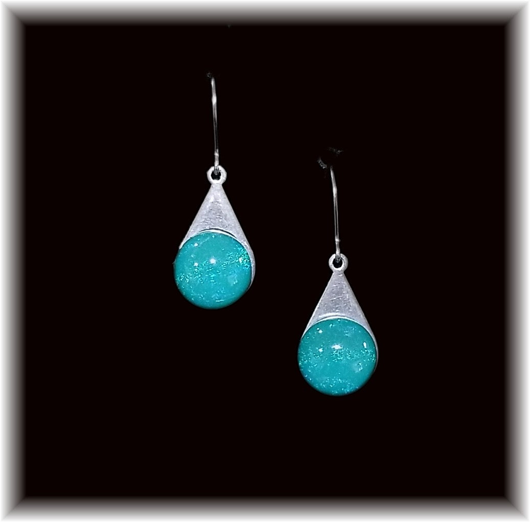 Turquoise Stainless Teardrop Earring